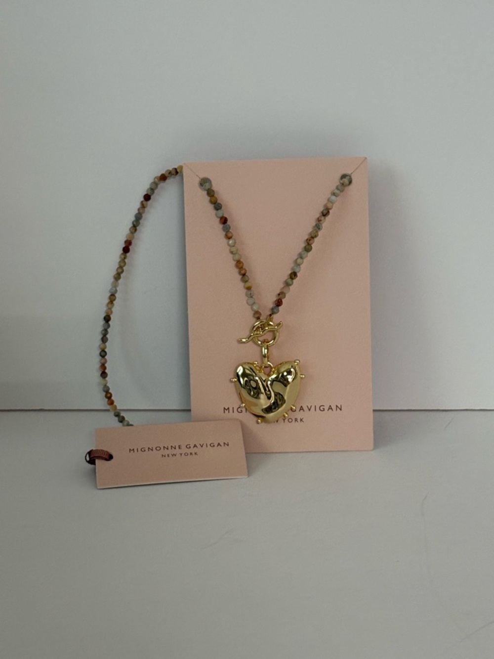 Brand New with Tags Mignonne Gavigan Saylor Necklace with Semi-Precious Stones - Picture 3 of 8